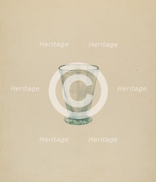 Toddy Glass, c. 1937. Creator: James McCreery.