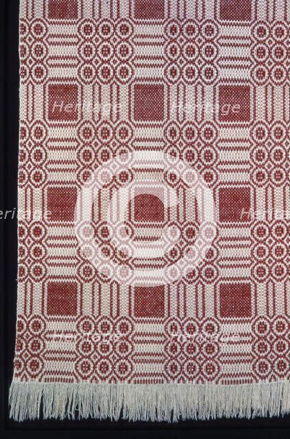 Coverlet, Kentucky, 1820/30. Creator: Unknown.