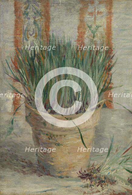 Flowerpot with Garlic Chives, 1887. Creator: Gogh, Vincent, van (1853-1890).