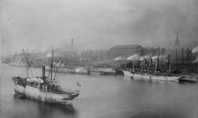 Armstrong gun works, Newcastle [docks], 1915. Creator: Bain News Service.