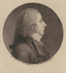 Unidentified Man, 1796-1797. Creator: Charles Balthazar Julien Févret de Saint-Mémin.