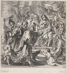 Cambyses punishing the unjust judge Sisamnes, ca. 1630-80., ca. 1630-80. Creator: Remoldus Eynhoudts.