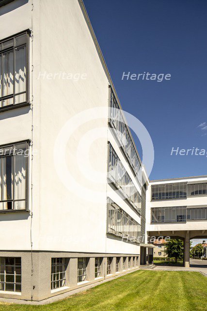 The Bauhaus building, Dessau, Germany, 2018.  Artist: Alan John Ainsworth.