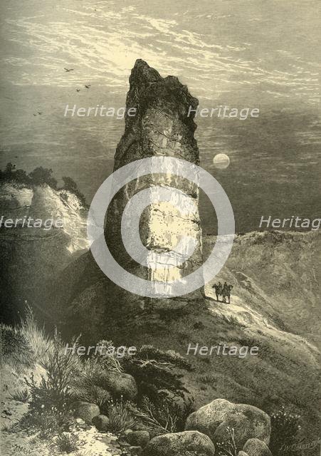 'Monument Rock, Echo Cañon', 1874.  Creator: Frederick William Quartley.