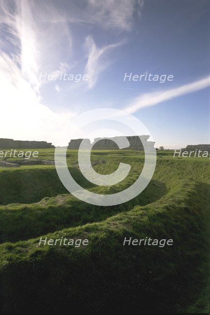 Richborough Castle, Kent, 1996. Artist: J Bailey