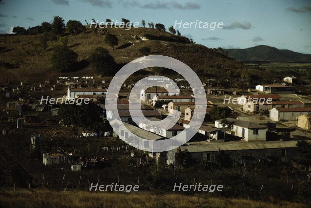 A land and utility municipal housing project, Ponce, Puerto Rico, 1941. Creator: Jack Delano.