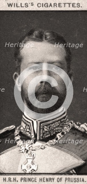 H.R.H Prince Henry of Prussia, 1908.Artist: WD & HO Wills