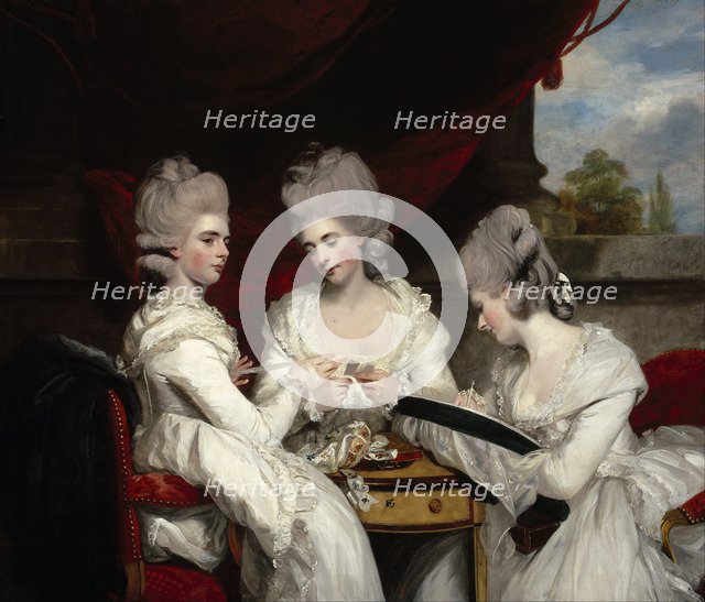 The Ladies Waldegrave, 1780. Artist: Reynolds, Sir Joshua (1732-1792)