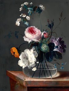 Flower still life, 1786. Creator: Johann Baptist Drechsler.