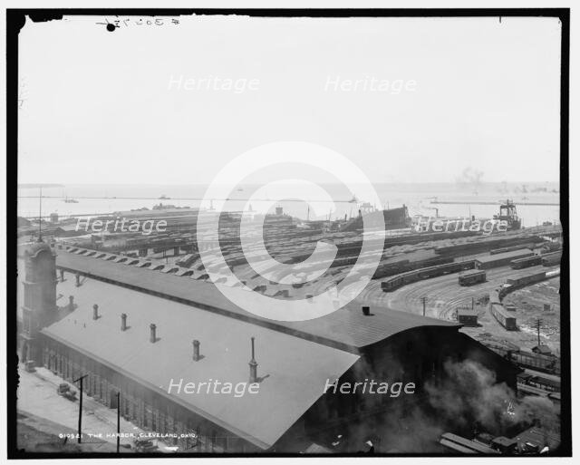 The Harbor, Cleveland, Ohio, between 1901 and 1906. Creator: Unknown.