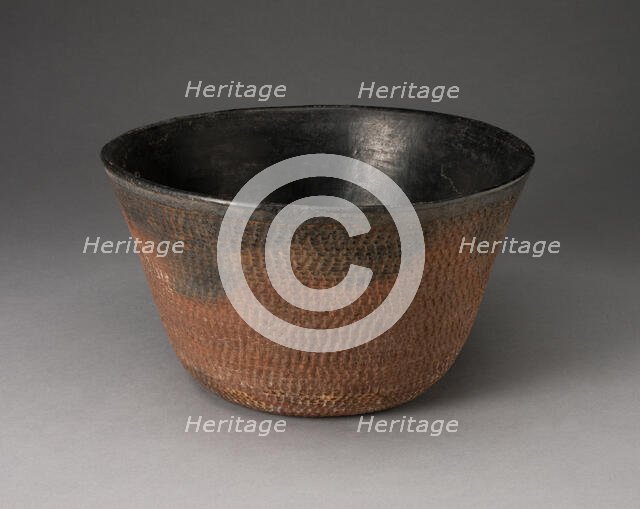 Bowl with Textured Surface Decoration, A.D. 900/1000. Creator: Unknown.