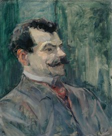 Portrait de André Rivoire, c.1901. Creator: Henri de Toulouse-Lautrec.