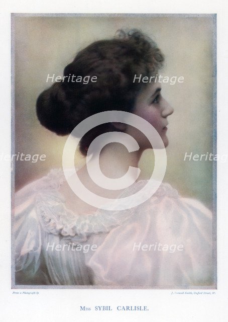 Sybil Carlisle, actress, 1901.Artist: J Caswall Smith
