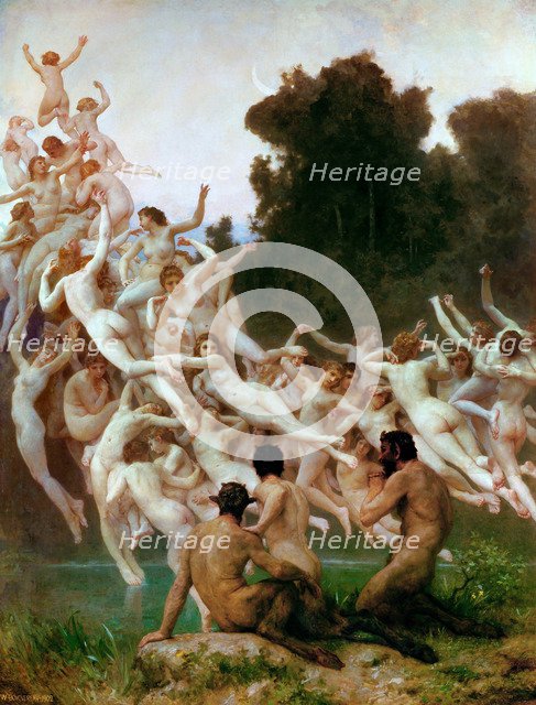 The Oreads (Les Oréades). Artist: Bouguereau, William-Adolphe (1825-1905)
