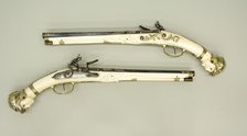 Pair of Flintlock Pistols, Southern Netherlandish, Aachen, ca. 1675-85. Creator: Leonardus Graeff.