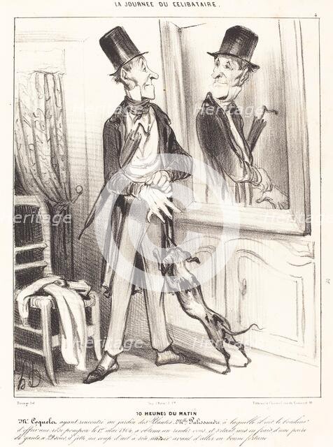 10 heures du matin, 1839. Creator: Honore Daumier.