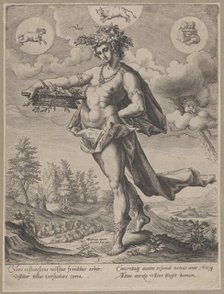 Spring from the series The Four Seasons, 1589-1600. Creator: Matthaeus Greuter.