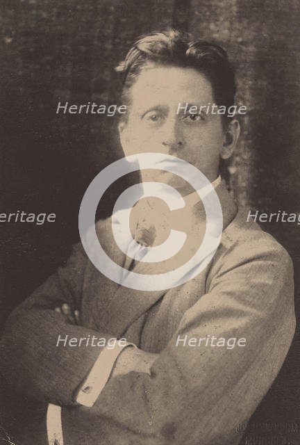 Portrait of the composer Alexander von Zemlinsky (1871-1942). Creator: Anonymous.