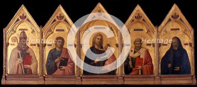 Badia Polyptych, ca 1301-1302. Artist: Giotto di Bondone (1266-1377)