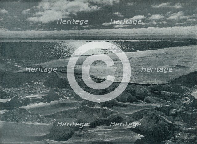 'Moonlight in the Pack', c1910–1913, (1913). Artist: Herbert Ponting.