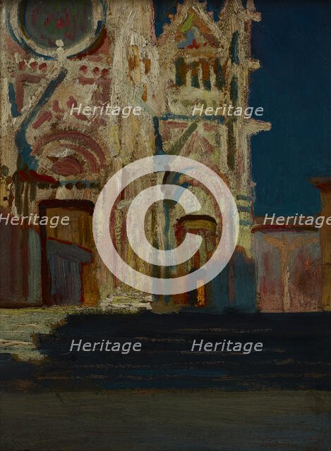 Cathedral in Sienna, 1904. Creator: Jan Stanislawski.