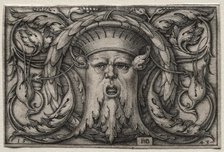 The Mask, 1543. Creator: Hans Sebald Beham (German, 1500-1550).