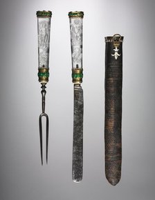 Knife and Fork with Sheath Set, late 1500s. Creator: Unknown.