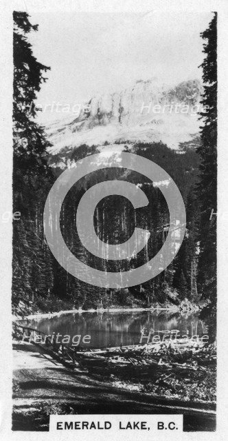 Emerald Lake near Field, British Columbia, Canada, c1920s. Artist: Unknown