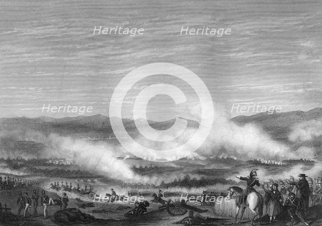 Battle of Vitoria, 21 June 1813 (c1857).Artist: DJ Pound