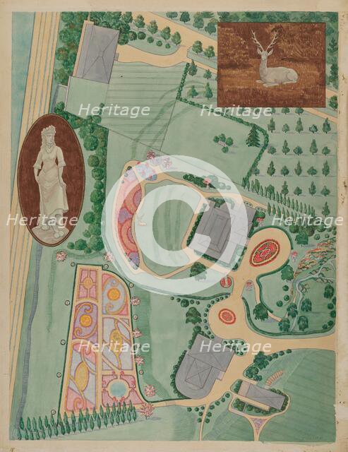 W. A. Wheelock Estate, c. 1936. Creator: Tabea Hosier.