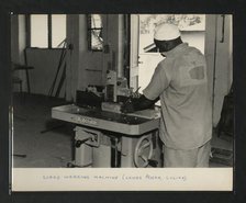 Wood Working Machine, Lower Prison, Luzira, Kampala, Uganda, c1950s. Creator: Unknown.