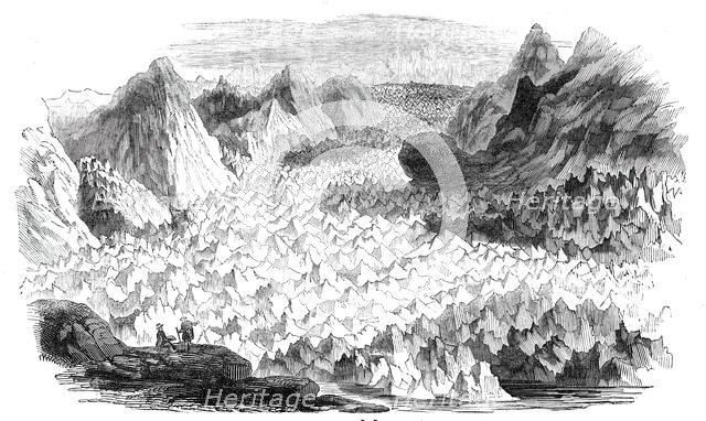 The great glacier of Lauteraar, 1844. Creator: Unknown.