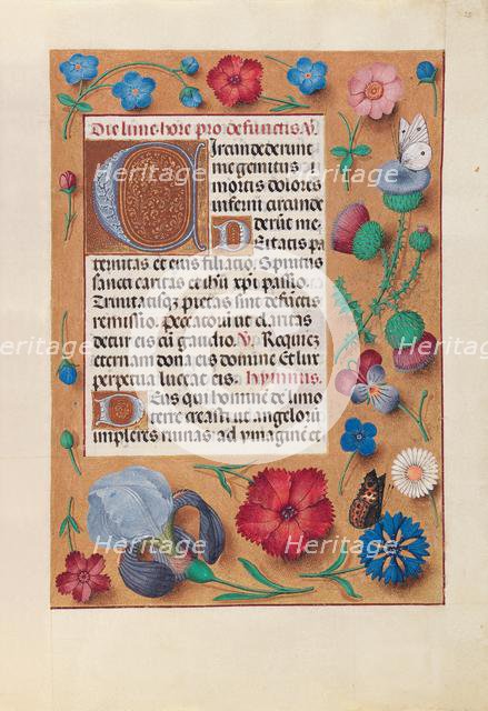 Hours of Queen Isabella the Catholic, Queen of Spain: Fol. 25r, c. 1500. Creator: Master of the First Prayerbook of Maximillian (Flemish, c. 1444-1519); Associates, and.