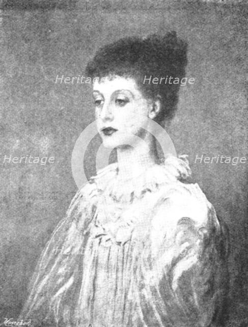 Pictures from the Royal Academy: A Study - J. Sant, R.A., 1895. Creator: George Meisenbach.