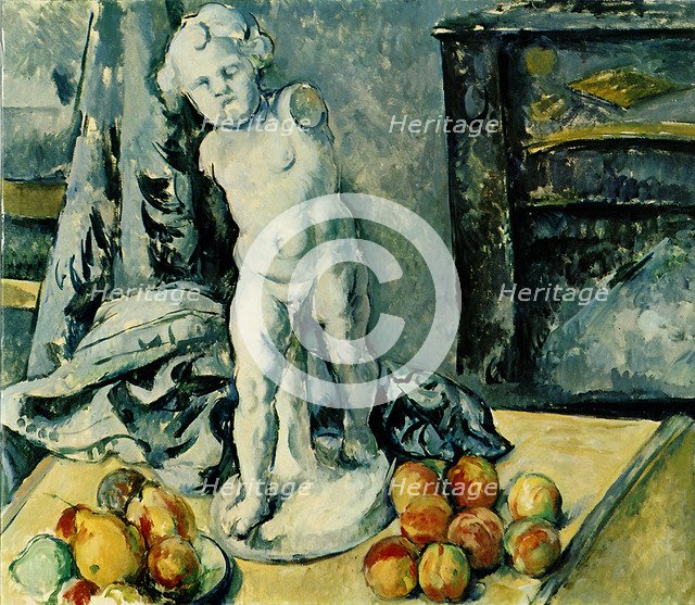 Still Life with Plaster Cupid (L’Amour en plâtre), 1895. Artist: Cézanne, Paul (1839-1906)