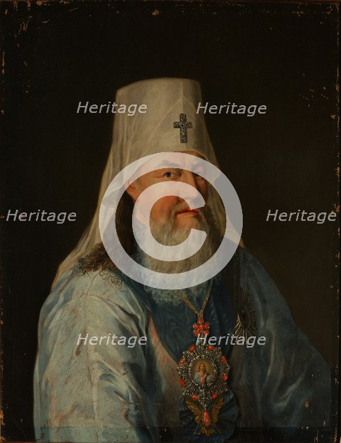 Metropolitan Gavriil (Petrov) of Novgorod and St. Petersburg (1730-1801), 1800. Artist: Alkin (Spartansky), P.A. (active Early 19th cen.)