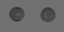 Coin Portraying Emperor Constantine I, 307-337. Creator: Unknown.