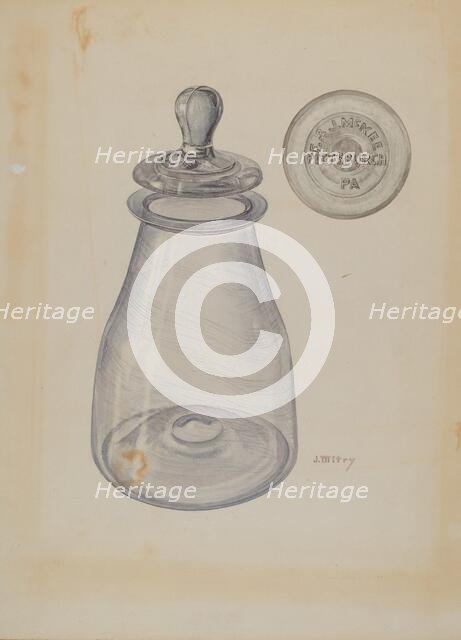 Preserving Jar, c. 1941. Creator: Joseph Mitry.