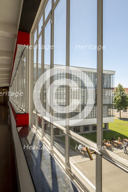 The Bauhaus building, Dessau, Germany, 2018.  Artist: Alan John Ainsworth.