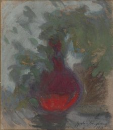 Red vase, 1918. Creator: Gabriel Engberg.