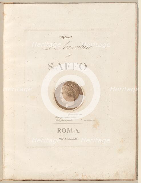 Le Avventure di Saffo (The Adventures of Sappho), 1784. Creator: Henry Tresham.