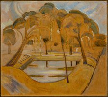 Park View in Domburg, 1911-1912. Creator: Heemskerck, Jacoba van (1876-1923).