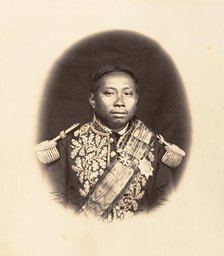 S. M. Norodon, Roi du Cambodge, 1866. Creator: Emile Gsell.