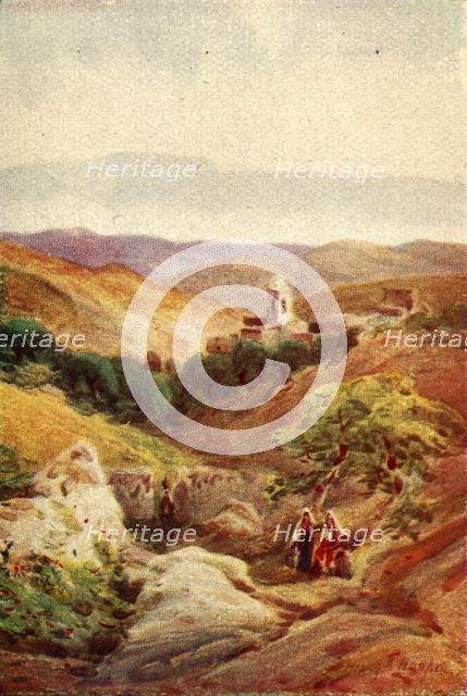 'A Bit of Bethany - Luke xxiv. 50', c1924. Creators: James Clark, Henry A Harper.