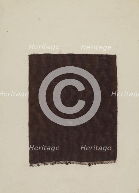 Shaker Textile, c. 1936. Creator: Elizabeth Moutal.