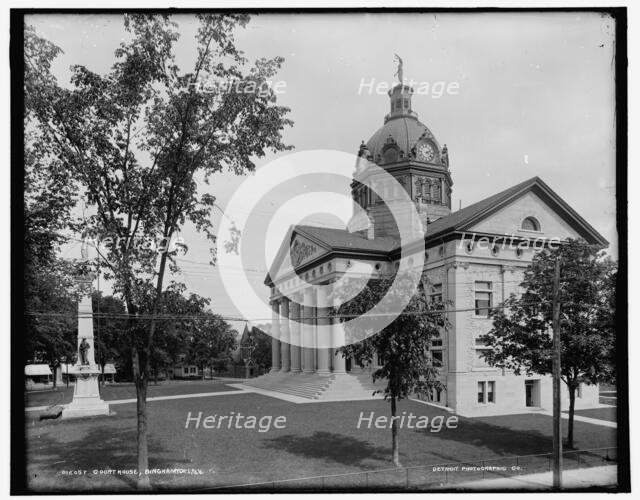 Court house, Binghamton, N.Y., between 1890 and 1901. Creator: Unknown.