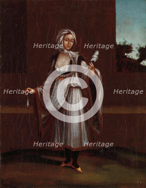 Woman from the Island of Patmos, 1700-1737. Creator: Workshop of Jean Baptiste Vanmour.