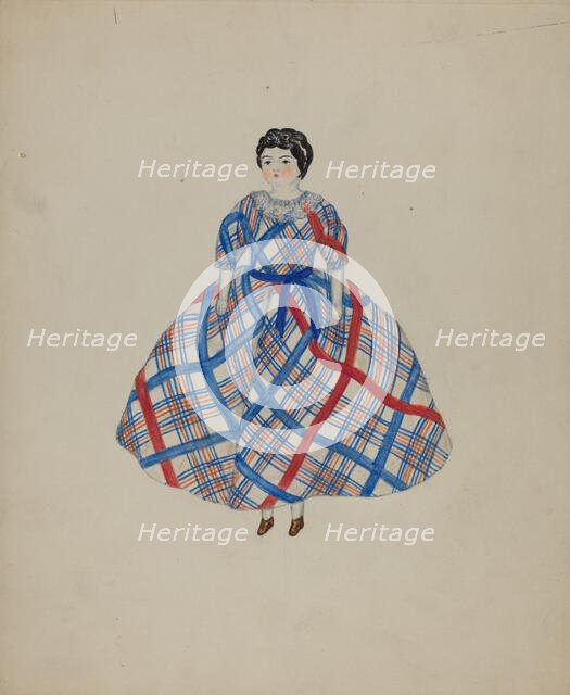 Shaker Doll, 1935/1942. Creator: Mary Fitzgerald.