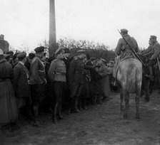 Review of White Guard troops in Tomsk on September 22, 1918. Creator: Unknown.