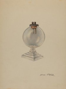 Lamp, c. 1938. Creator: Paul Ward.